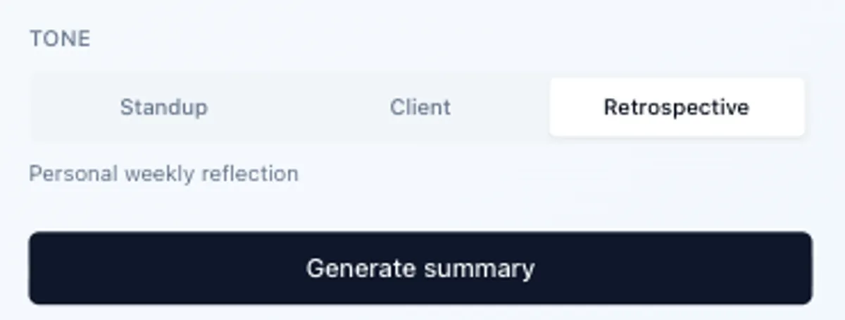 Retrospective Summary